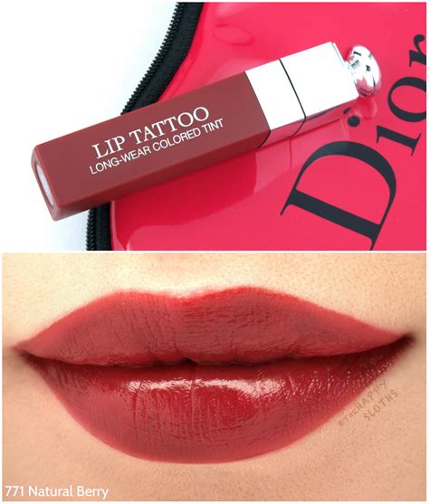 dior lip tattoo natural berry